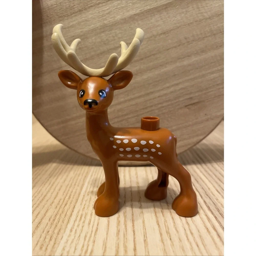 LEGO DUPLO Deer Adult Buck Animal Figure Brown 2012 2015